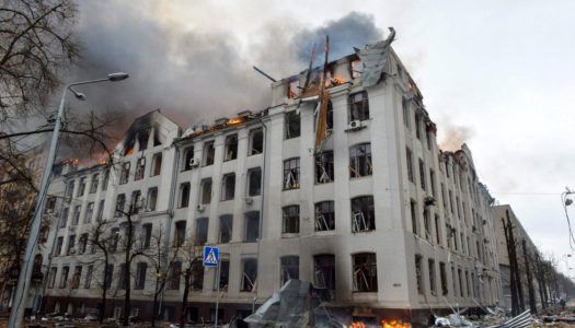 Orosz csapások pusztítják a zsidó infrastruktúrát is Harkovban, a közösség menekül